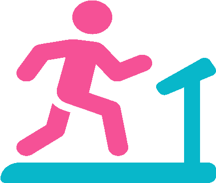 Aerobics & Fitness Centres - Treadmill Icon (512x434)