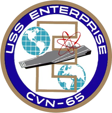 Uss Enterprise Coat Of Arms - Uss Enterprise (cvn-65) (372x376)