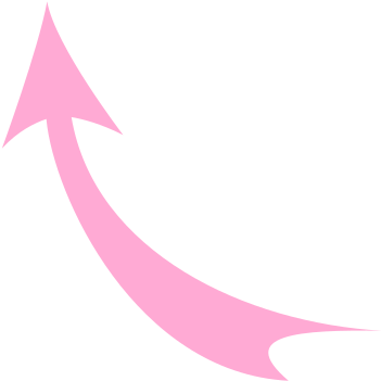 Curved Arrow Pink Clip Art At Clker - Curved Red Arrow Png (600x549)