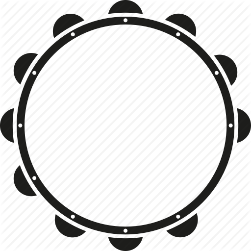 Instrument Clipart Tambourine - Circle (512x512)