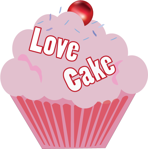 Logo Design Created For Lovecake Company - Transparent I Love Cake (760x590)