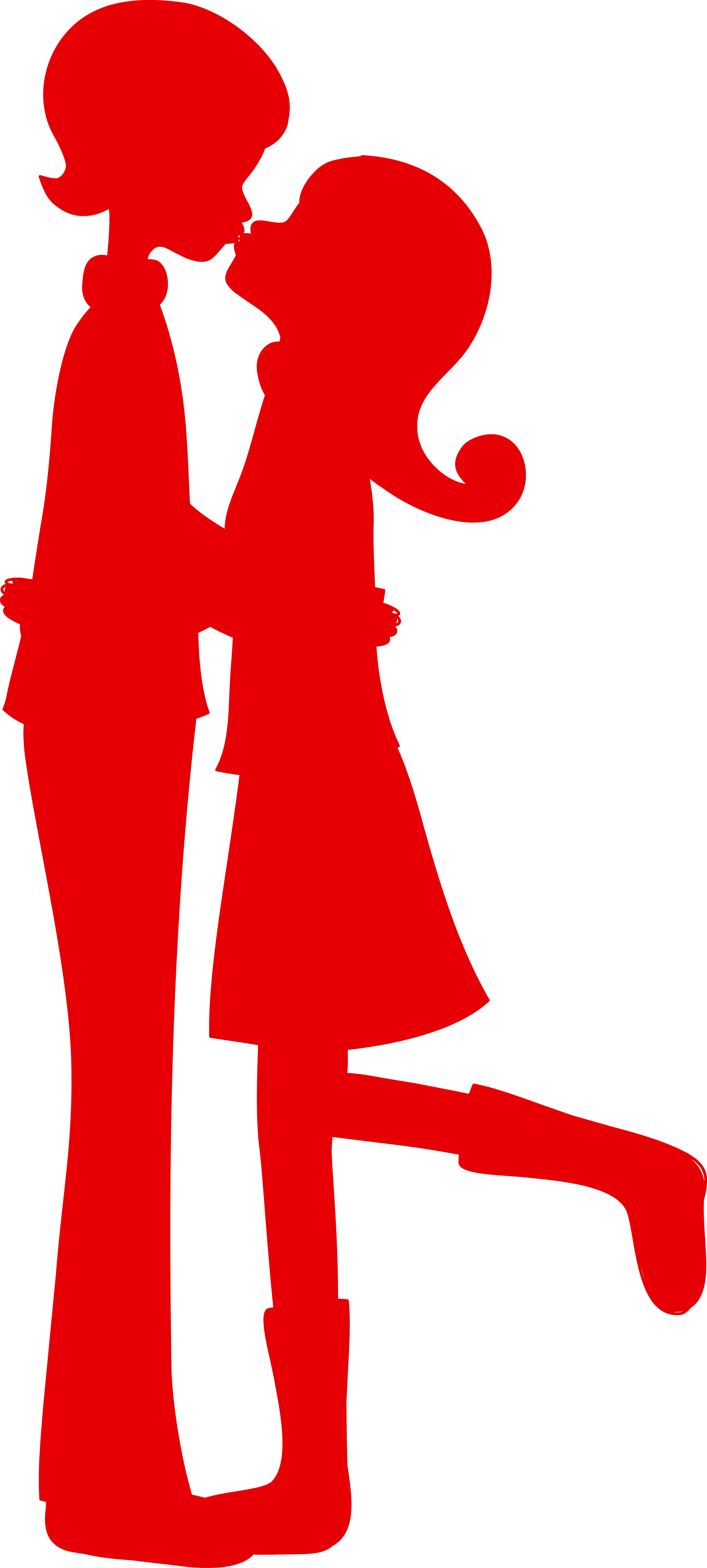 Couple Euclidean Vector Clip Art - Valentines People Png (2244x4977)