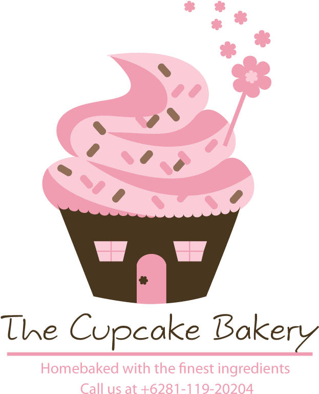 Bakery Logo Design For A Company In Indonesia - Logo Cupcakes (1000x1000)