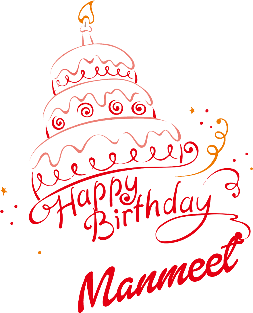 Manmeet Happy Birthday Vector Cake Name Png - Facraft Scrapbooking 27cm X 20cm ,for Happy Birthday (1920x1200)