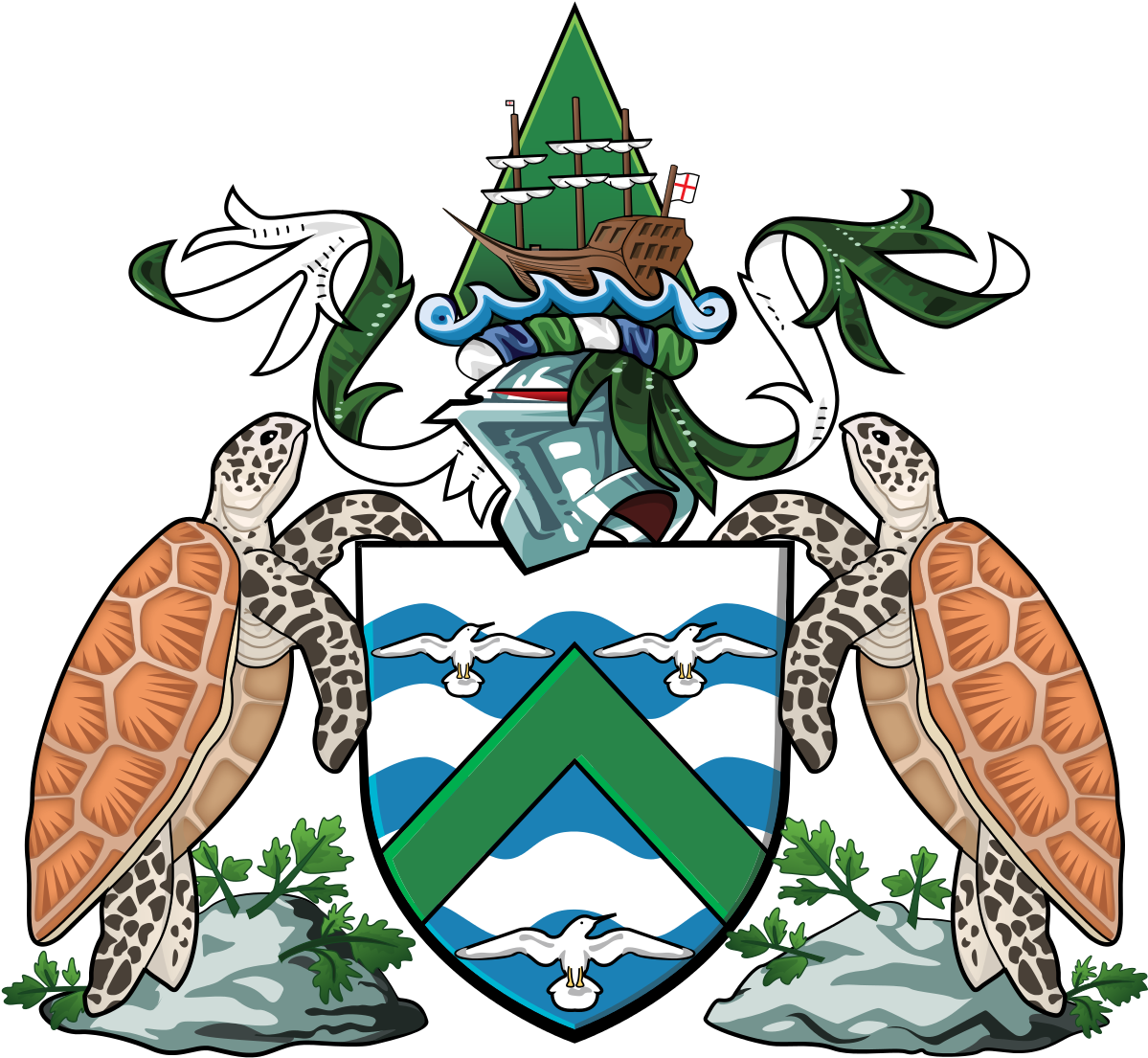 Ascension Island Flag (1200x1121)