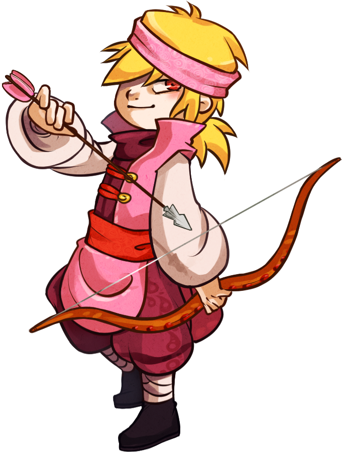 Ascension Concept Art - Towerfall Pink Archer Art (753x1044)