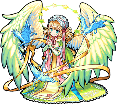 Nightingale The Preserver - Monster Strike Nightingale (408x363)