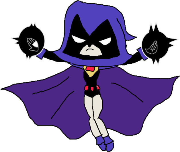 Raven From Teen Titans Go By Bubblecat14 - Teen Titans Go Raven Bird (699x575)