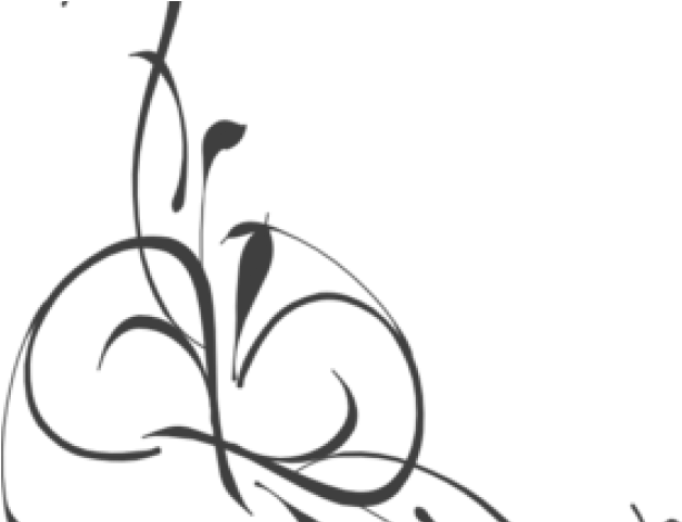 Elegance Clipart Transparent - Maroon Floral Design Png (640x480)