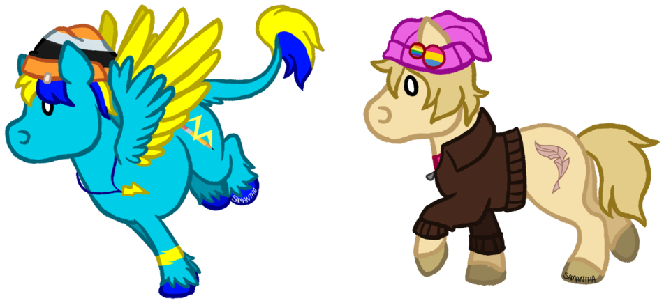 Squishie Zap And Poetic Elegance By Sandy Apples - Cartoon (1024x509)