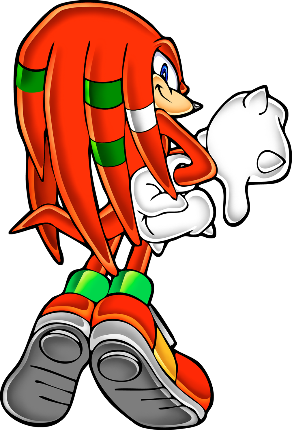 Echidna Clipart Transparent - Knuckles The Echidna (1012x1493)