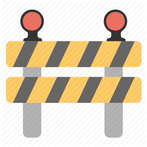 Barrier Clipart Construction Barrier - Construction (512x512)