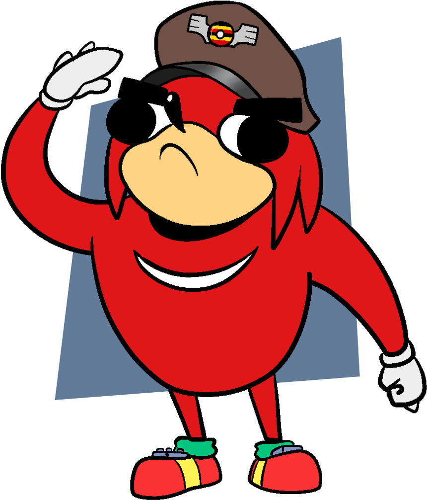 Qutiix 55 3 Ugandan Commander By Cosmicascension - Uganda Knuckles (1024x1102)