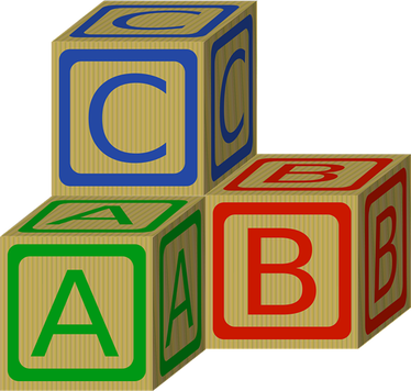 The Building Blocks Of Education - Blocks Clipart (374x356)
