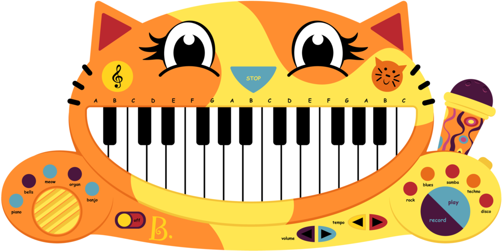 B Meowsic Keyboard By Culu-bluebeaver - B. Electronic Keyboard Piano Meowsic (1024x571)