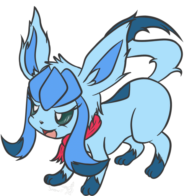The Glaceon~ By Snow-shy - Glaceon (800x800)