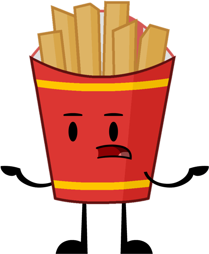 Fries - Battle For Dream Island Fries (738x886)