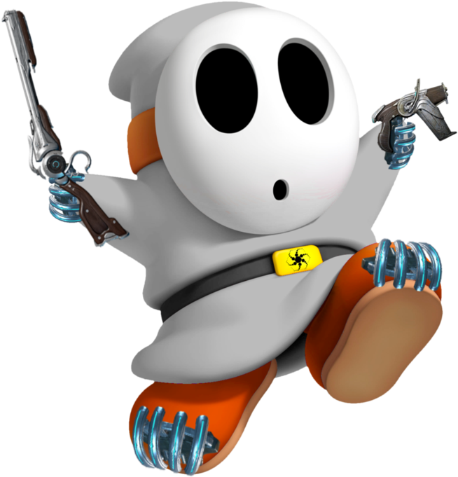 Cephalon Shy Guy Without Background By Ratfr0 - All Shy Guy Colors (846x945)