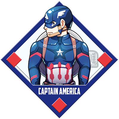 Captain America By Quas-quas - Captain America (400x400)