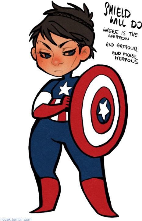 Captain America Face Clipart - The Avengers (500x750)