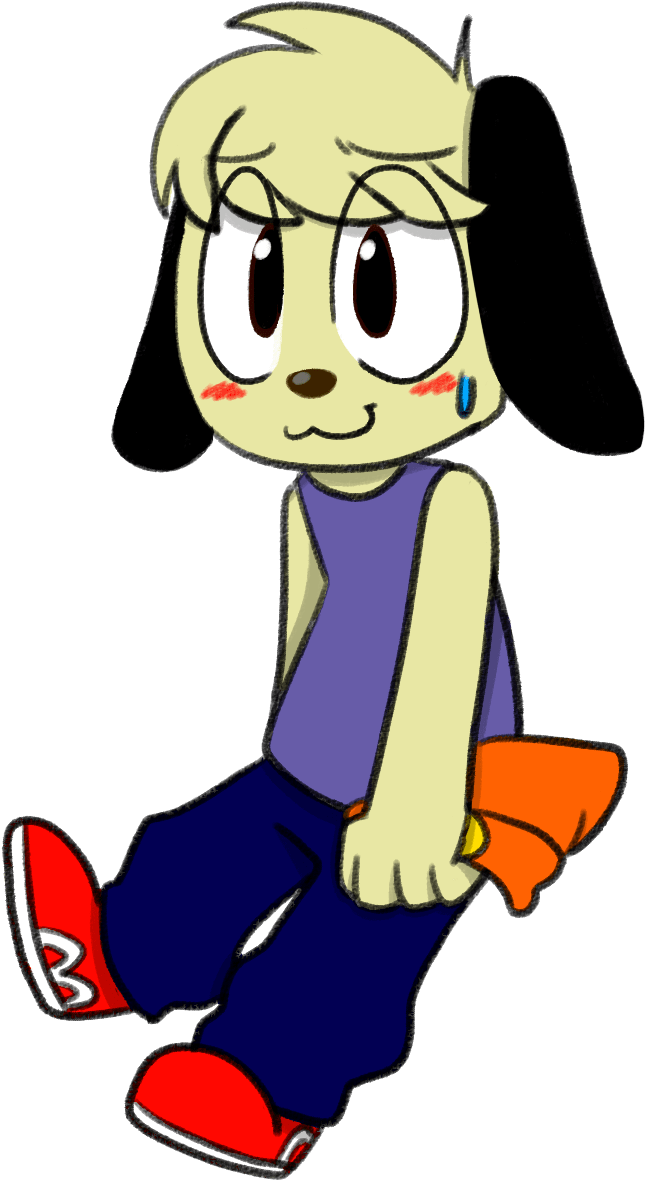 [parappa The Rapper] Shy Little Pup By Xxjerra-chanxx - Cartoon (679x1211)