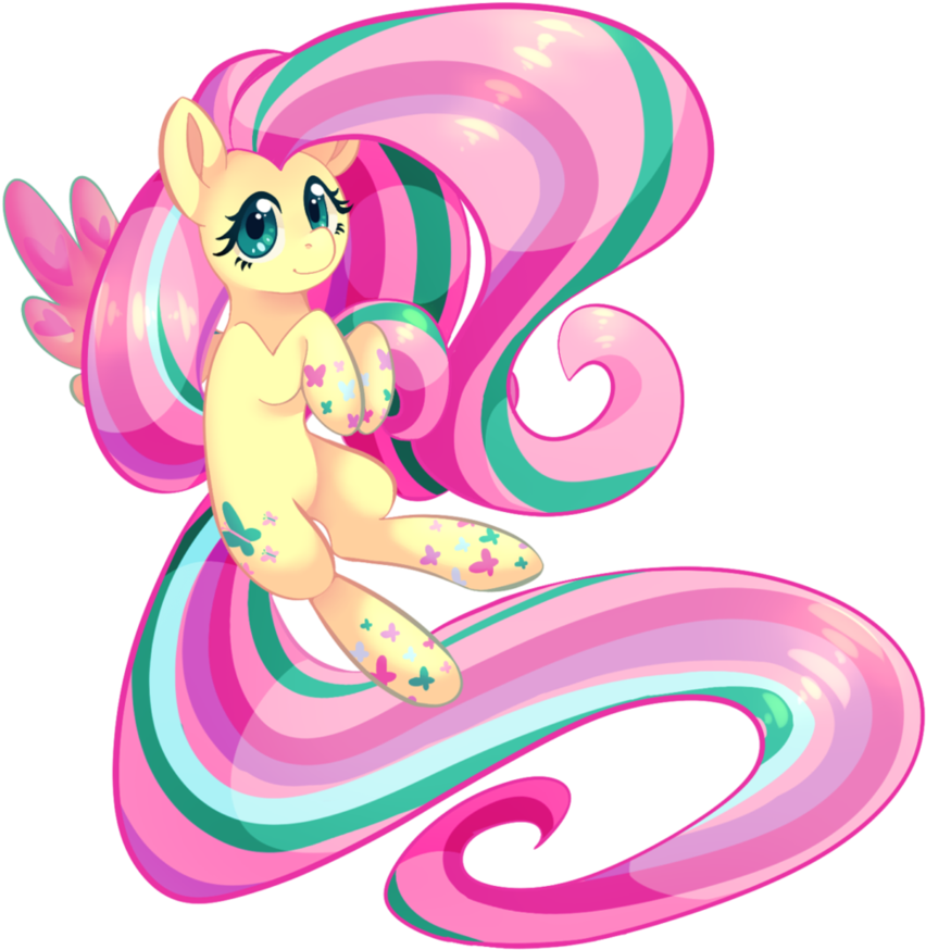 Rainbow Power Shy By Uncertainstardust - Fluttershy Chibi Rainbow Power (894x894)