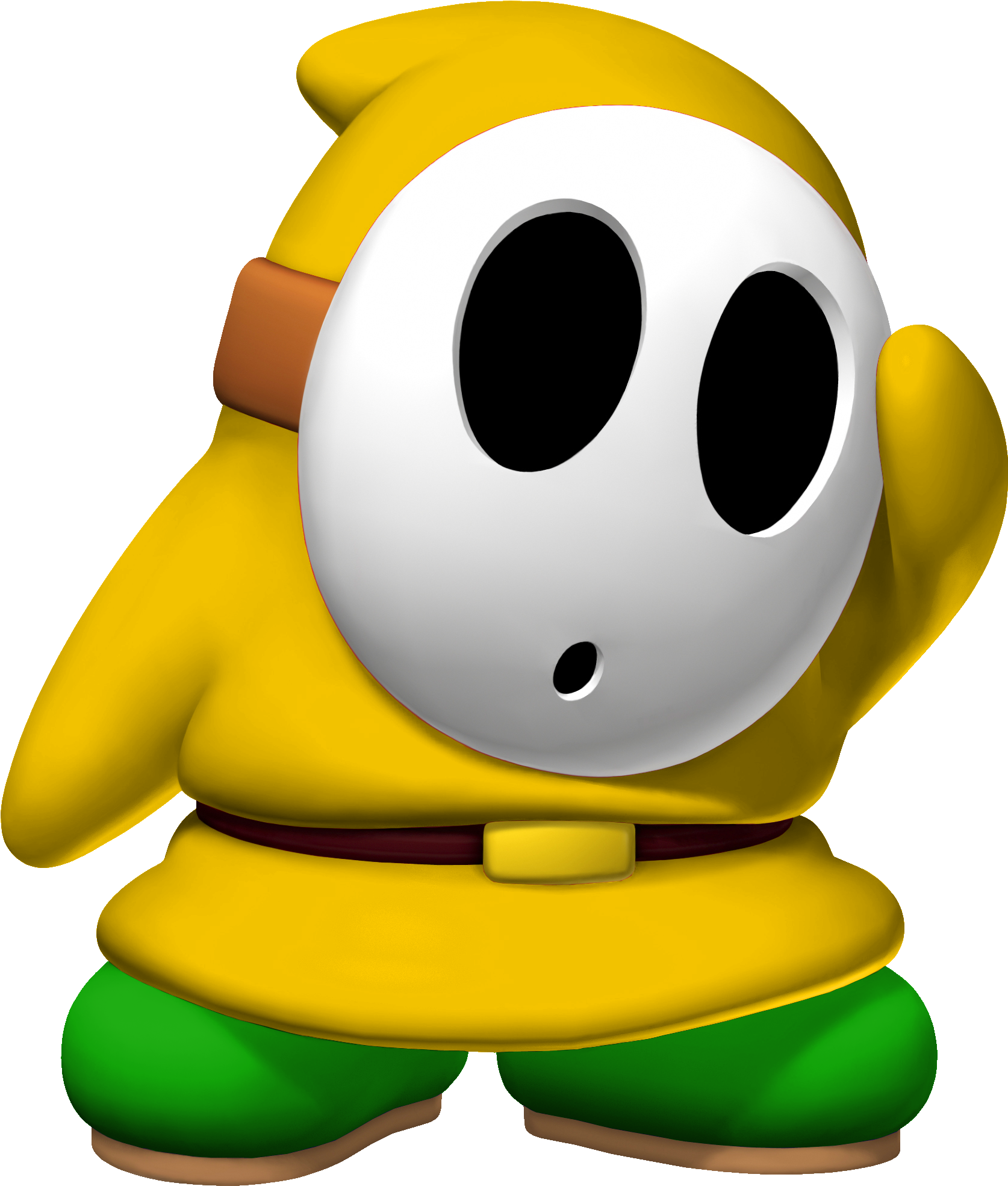 Acl Mk8 Yellow Shy Guy - Shy Guy Mario (1695x2012)