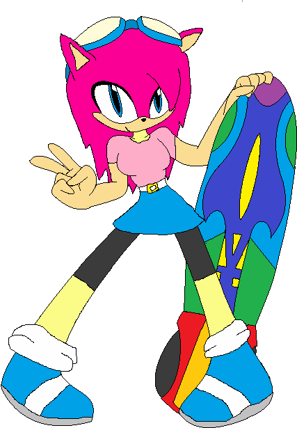 Izabella The Hedgehog, Sonic Riders By Izabella-shy - Cartoon (470x638)
