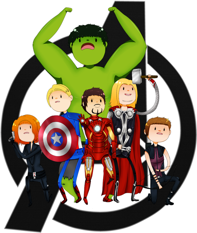 Avenger Time By Valentineerror - Adventure Time Style Avengers (900x992)