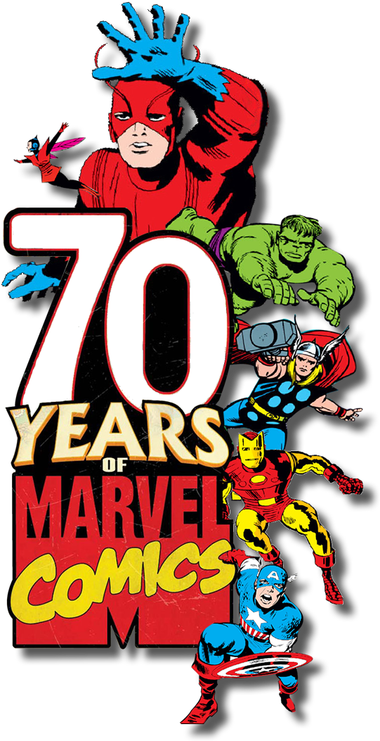 Avengers Assemble Original Avengers Marvel 70th Anniversary - Marvel Comics (607x1095)