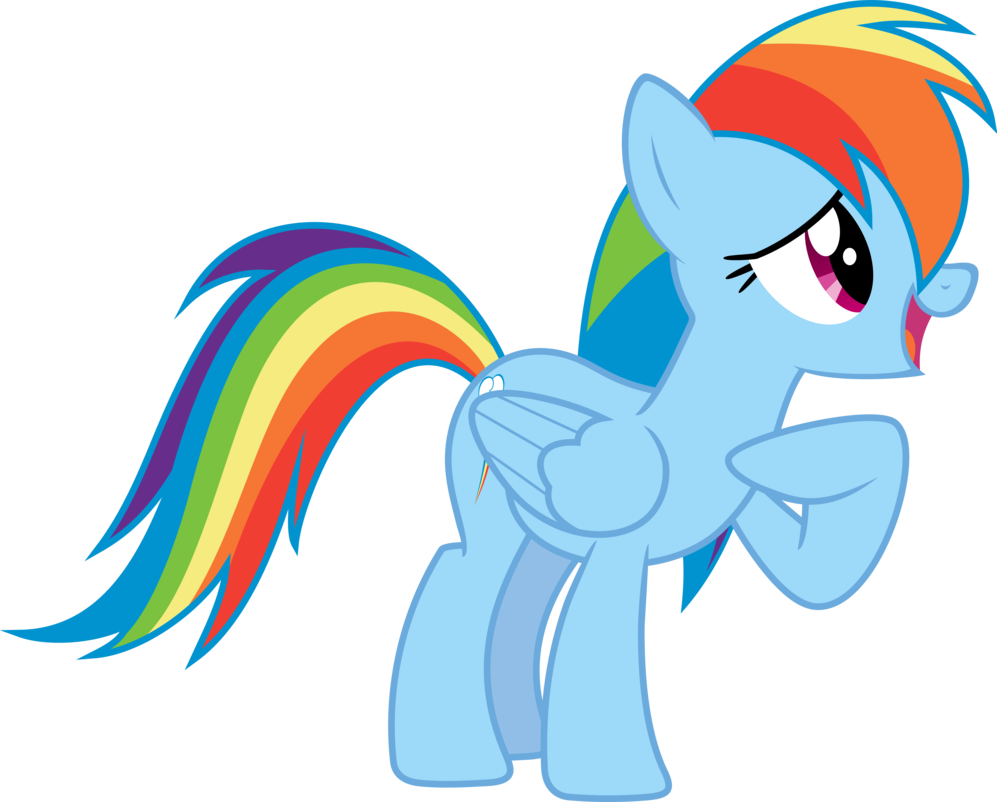 Shy Rainbow Dash By Sairoch - My Little Pony Przyjaźń (997x802)