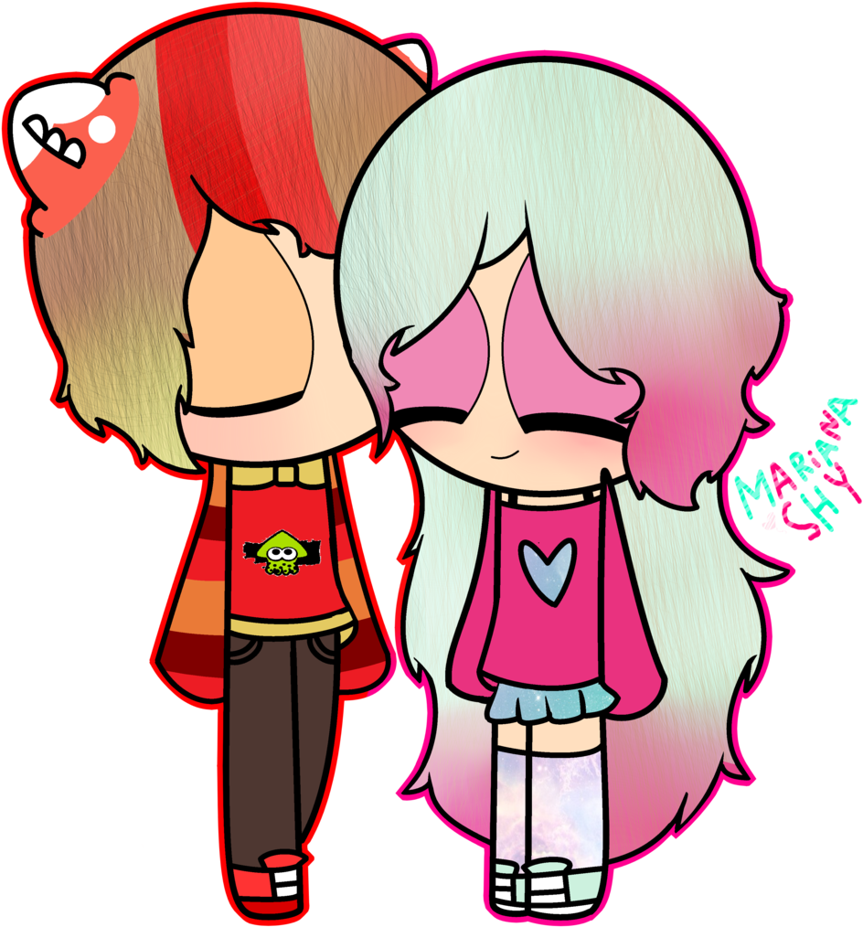 Mariana Shy And Matt By Mariana-shypuppy02 - Cartoon (1024x1053)