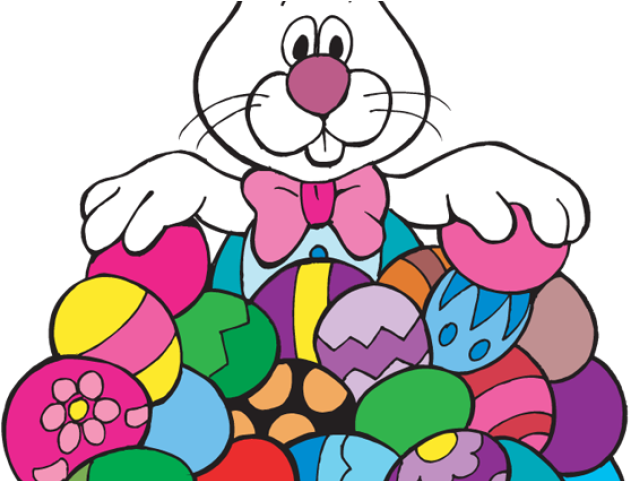 Egg Clipart Easter Bunny - Cartoon Easter Eggs (640x480)