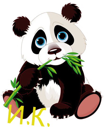 Giant Panda Red Panda Bear Drawing Clip Art - Panda Eating Bamboo Sticker (600x600)