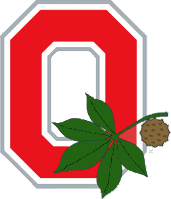 Was Always Partial To This One - Ohio State Logo Leaf (343x400)