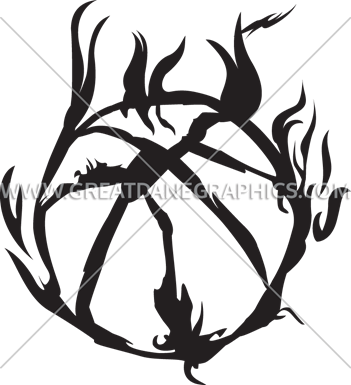 Basketball Smoke Glow - Insect (351x385)