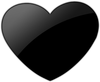 Simple Heart Icon Clipart - Simple Black Heart Icon (512x512)