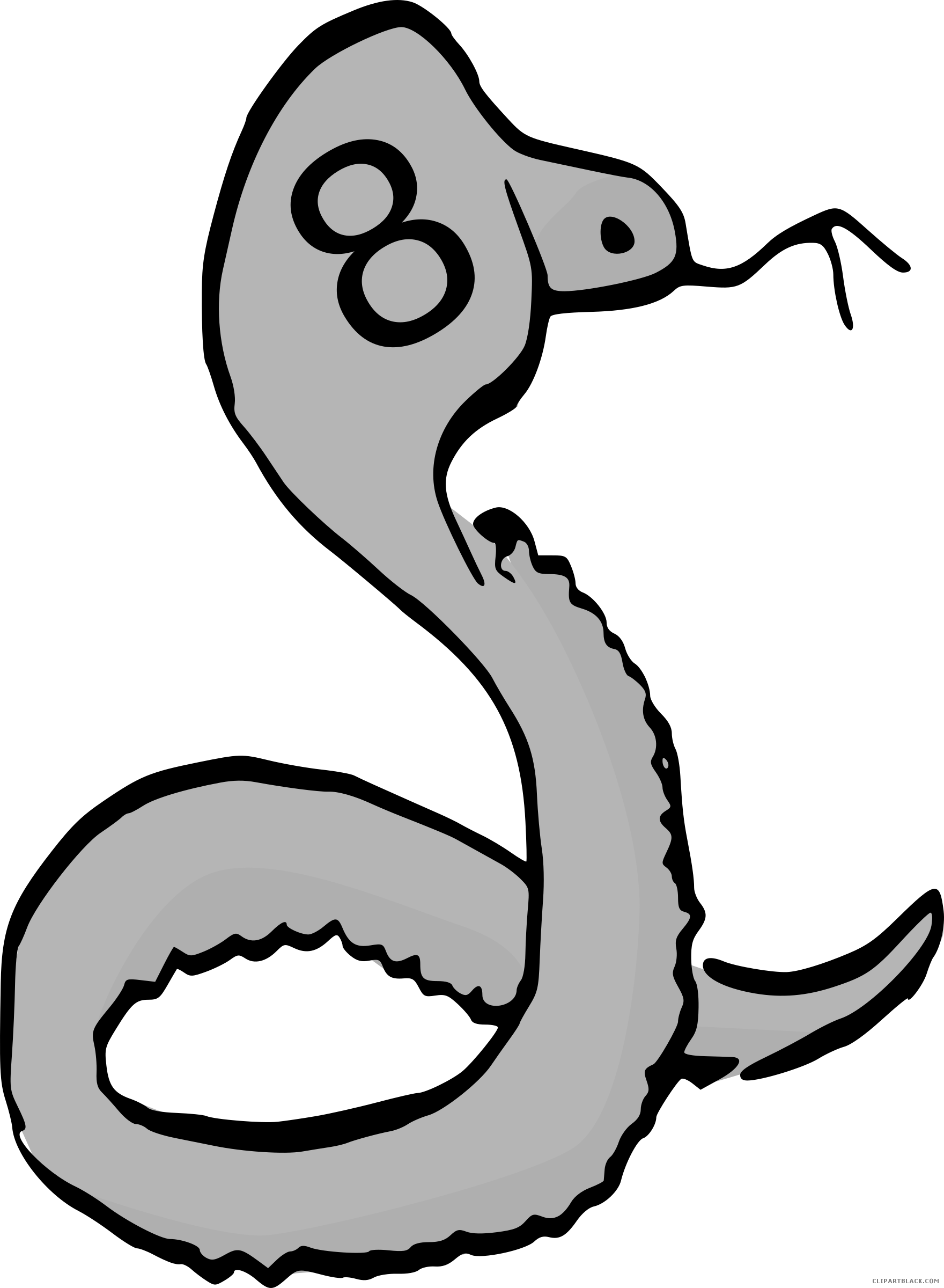 Cobra Animal Free Black White Clipart Images Clipartblack - Cobra Animal Free Black White Clipart Images Clipartblack (1760x2400)