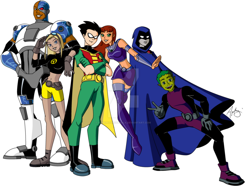 Ms Paint By Samapitongzabala - Original Teen Titans Show (1026x778)