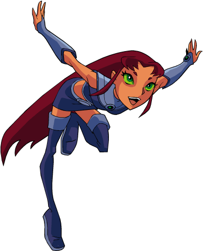 No Desenho Os Jovens Titãs, Os Poderes De Estelar Estão - Teen Titans [nintendo Game Boy Advance] (426x500)