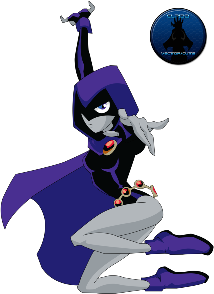 Raven Beast Boy Robin Starfire Teen Titans - Teen Titans Raven Vector (777x1027)