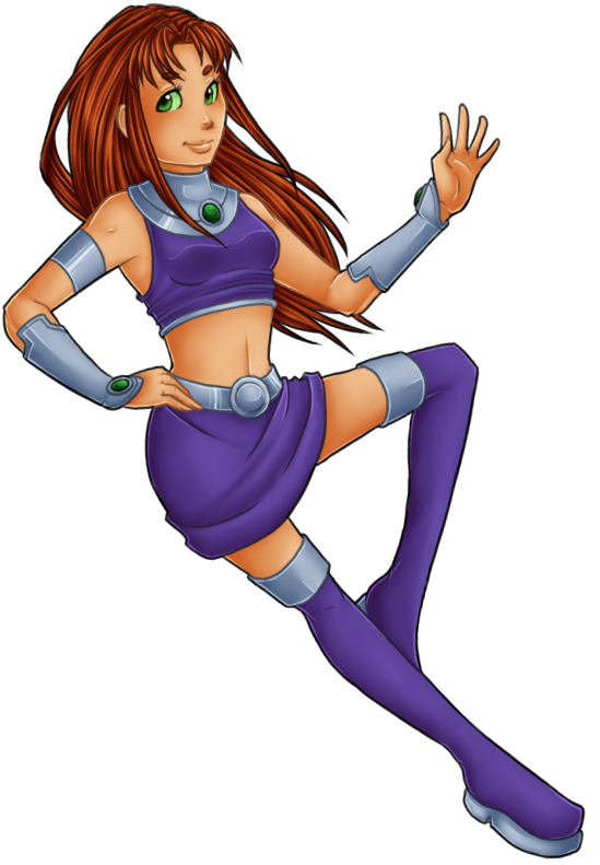 Robin And Starfire Together Images Robstar Anime Wallpaper - Dc Starfire Teen Titans (659x800)