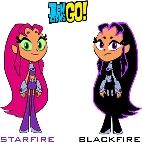 Teen Titans Blackfire And Robin - Teen Titans Go Character (694x603)