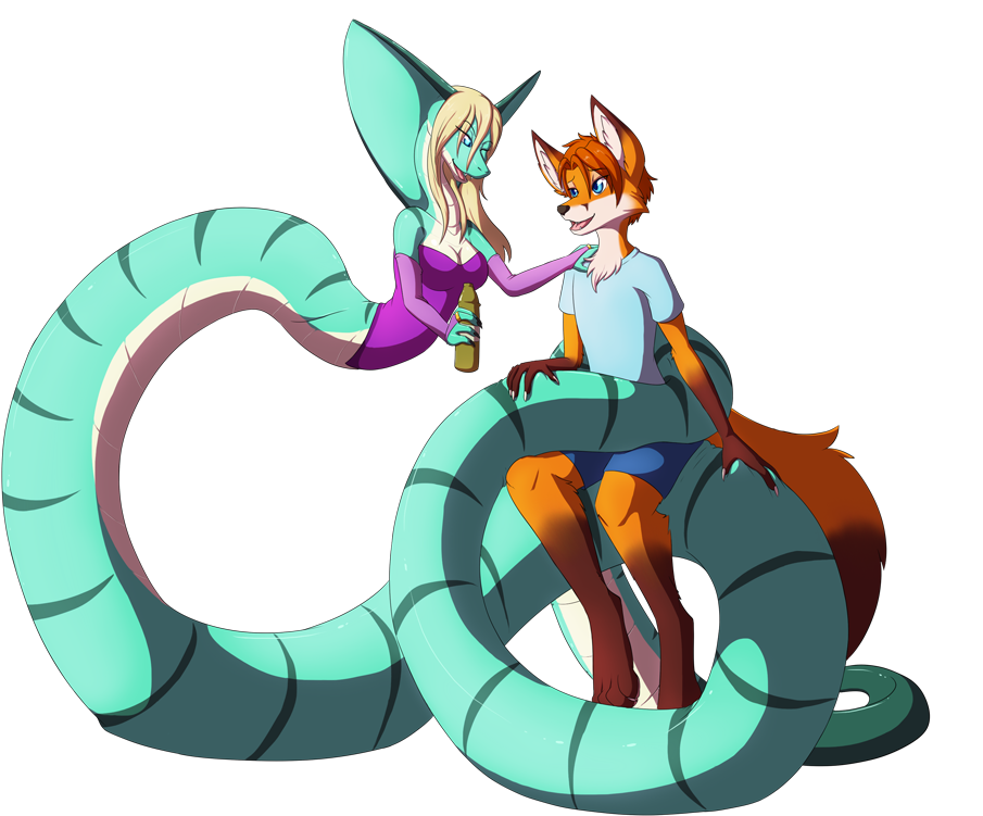 Cobra Cola Coaxing 01 By Sepisnake - Cartoon (990x810)