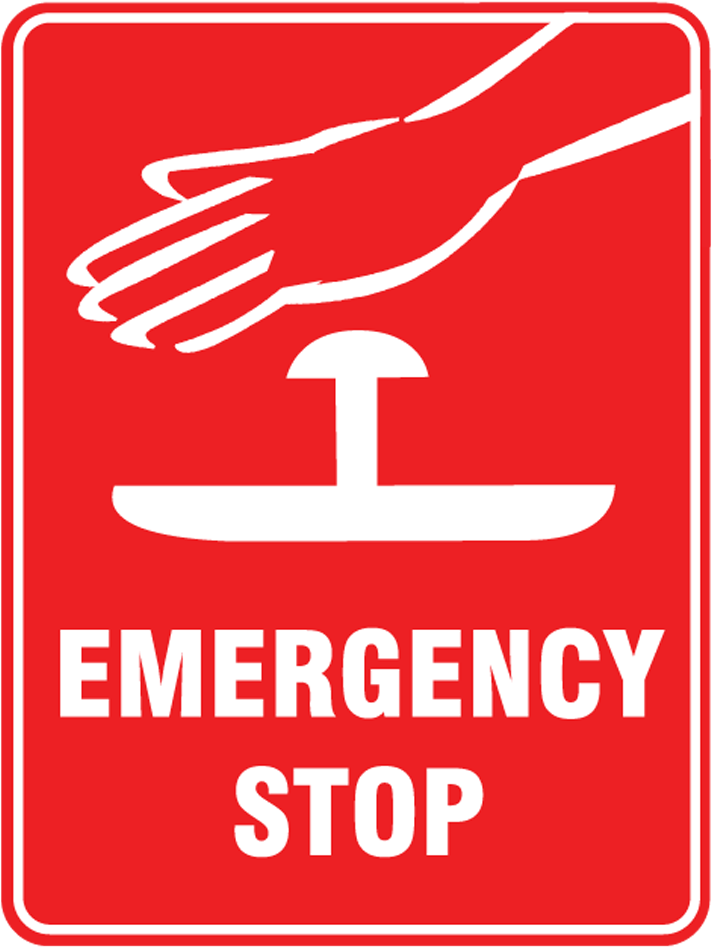 Emergency Stop - Emergency Assembly Point Sign (951x951)