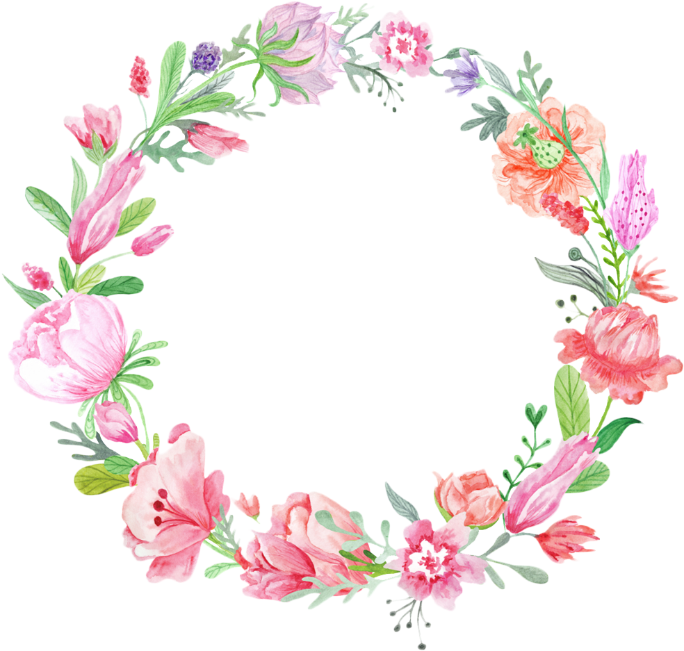Wreath Flower Wedding Invitation Stock Photography - Circulo Con Flores Png (1024x1024)