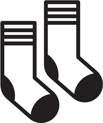 Two Socks Vector - Sock Vector (400x400)