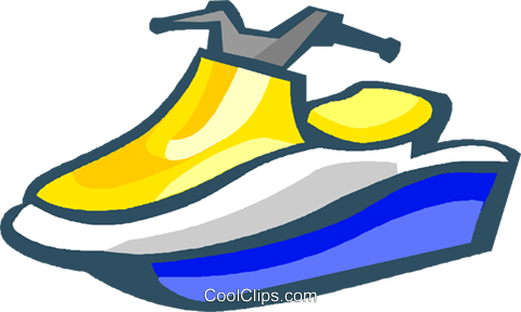 Sea Doo Royalty Free Vector Clip Art Illustration - Seadoo Clipart (480x288)