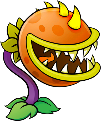Hd Fire Chomper Pvz2 - Plants Vs Zombies 2 Chomper (398x480)