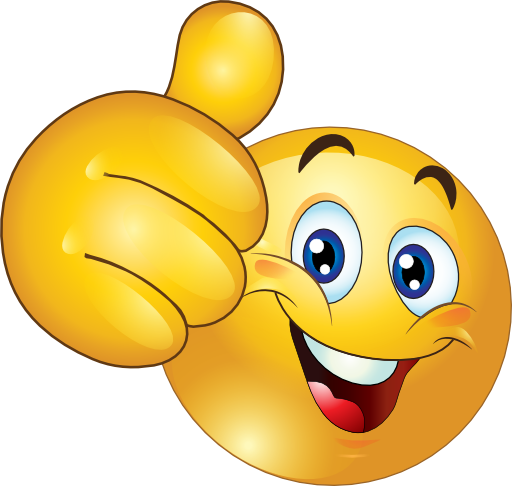 Das Darf Natürlich Nicht Fehlen Es Bleibt Lustig - Smiley Face Thumbs Up (1400x1328)